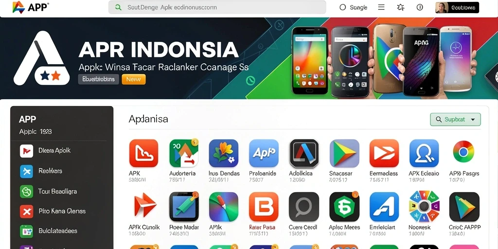 Tampilan utama aplikasi 62IDN yang menarik.