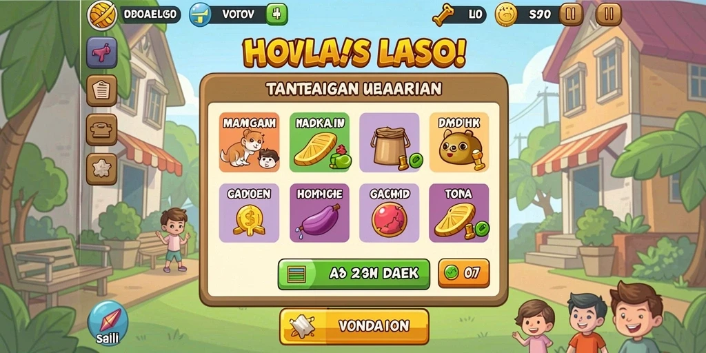 Tampilan antarmuka yang menarik dan user-friendly.