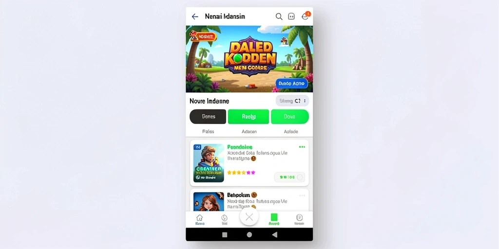 Screenshot aplikasi BATA123 menunjukkan antarmuka yang menarik.