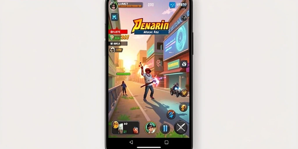 Tampilan grafis yang menarik dan penuh warna.
