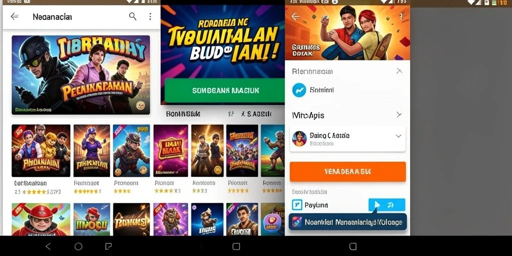 Tampilan antarmuka yang sederhana dan menarik.