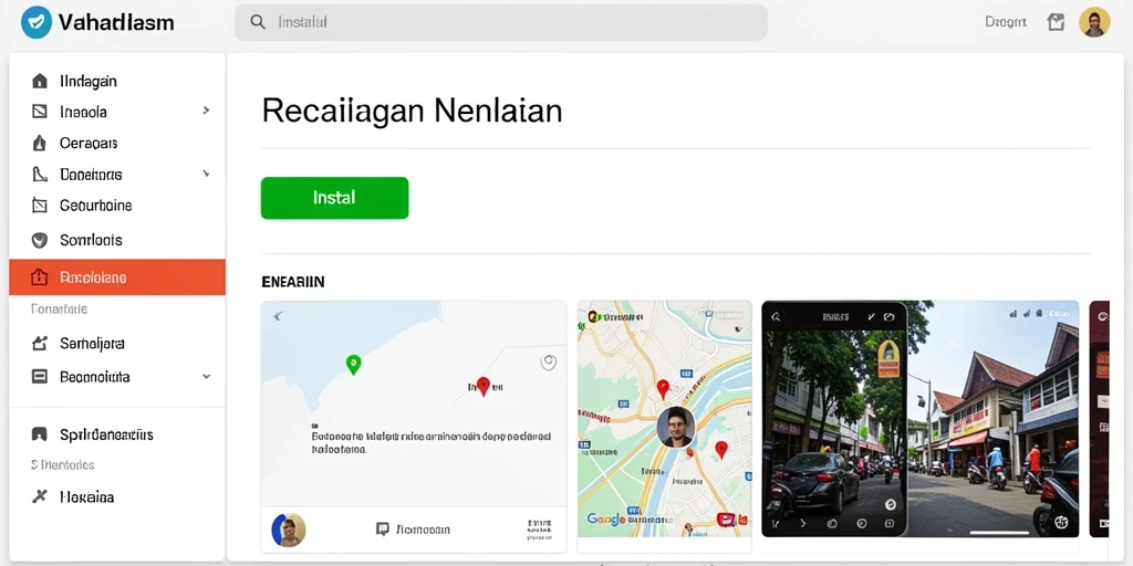 Tampilan awal DENTOTO yang menarik dan ramah pengguna.