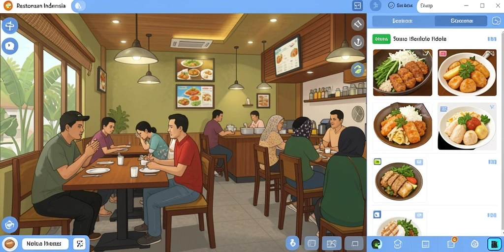 Tampilan antarmuka yang user-friendly dan menarik.