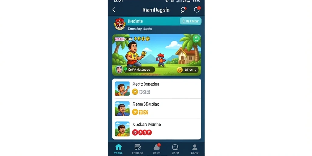 Tampilan permainan slot yang menarik dan berwarna.