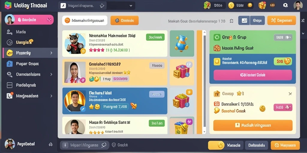 Tampilan antarmuka yang user-friendly dan menarik.