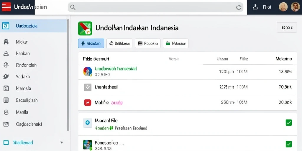 Tampilan antarmuka yang intuitif dan mudah dinavigasi.