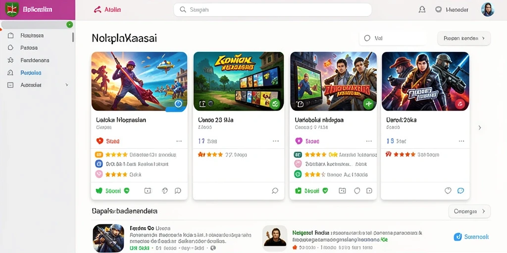 Tampilan menu utama IOSBET yang menarik.