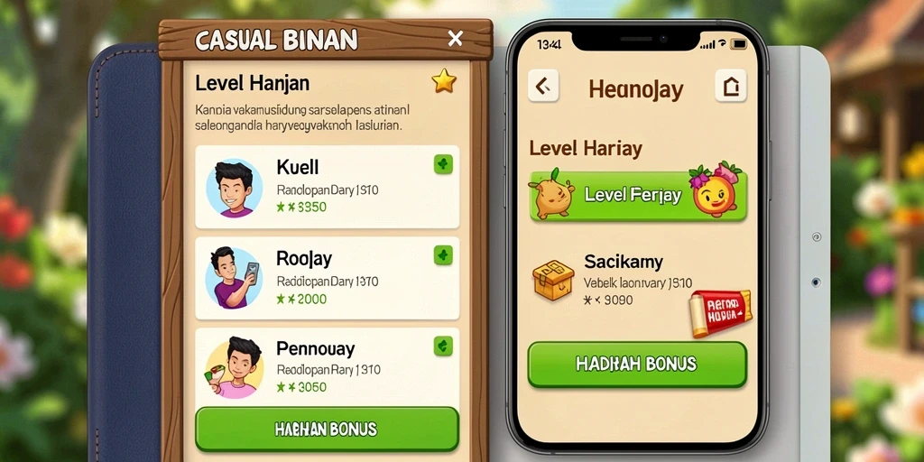 Tampilan antarmuka yang modern dan menarik.