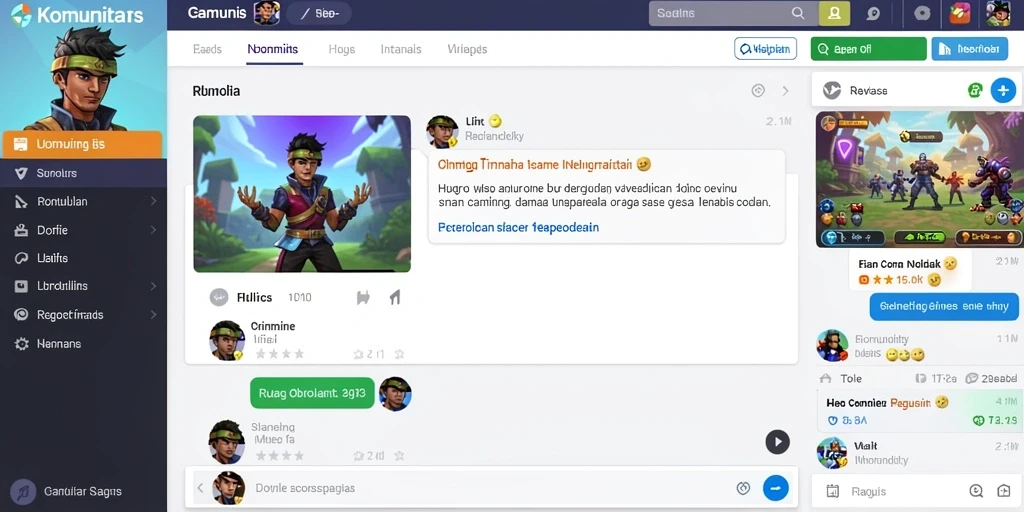 Screenshot menampilkan grafis yang memukau dan karakter unik.