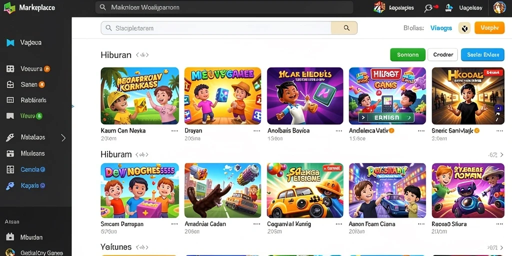 Tampilan antarmuka yang menarik dan user-friendly.