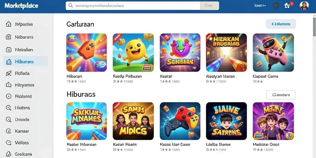 Tampilan antarmuka yang intuitif dan menarik.