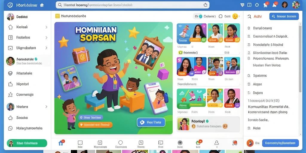 Tampilan antarmuka yang ramah pengguna dan menarik.