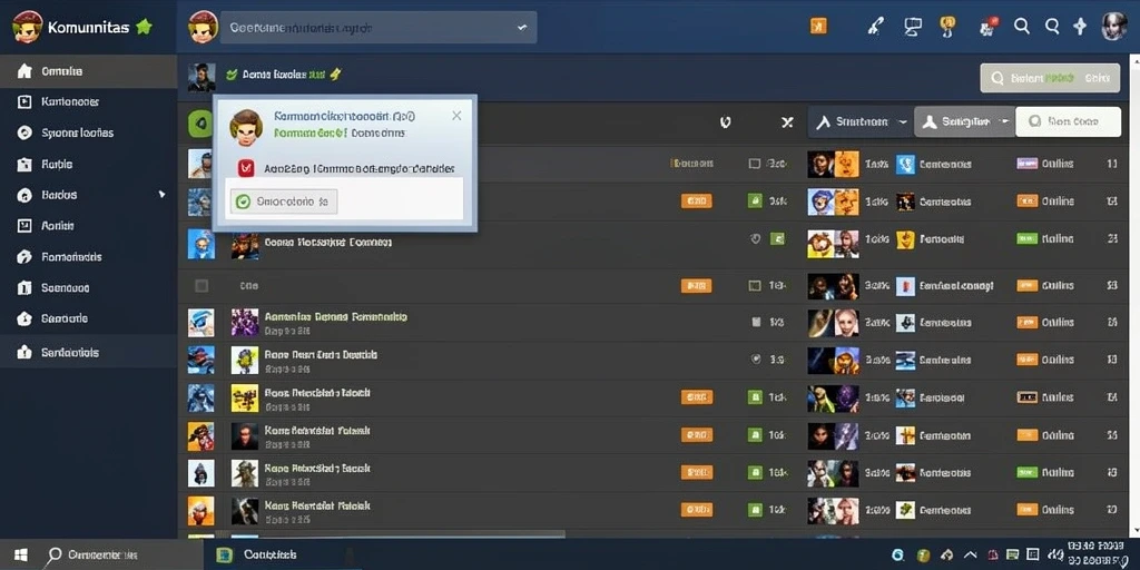 Tampilan awal game yang menarik dan user-friendly.