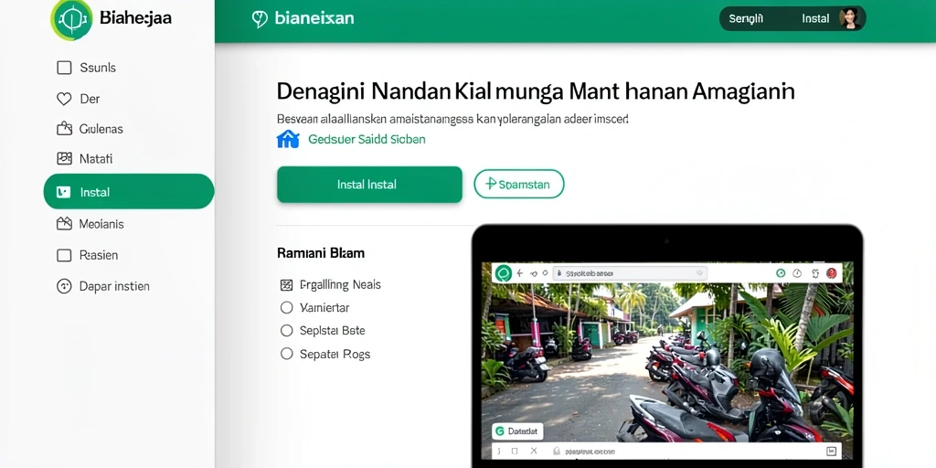 Tampilan antarmuka yang menarik dan user-friendly.