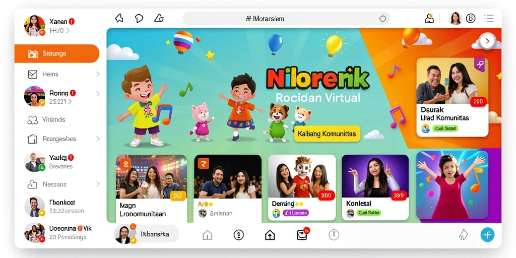 Tampilan antarmuka yang menarik dan user-friendly.