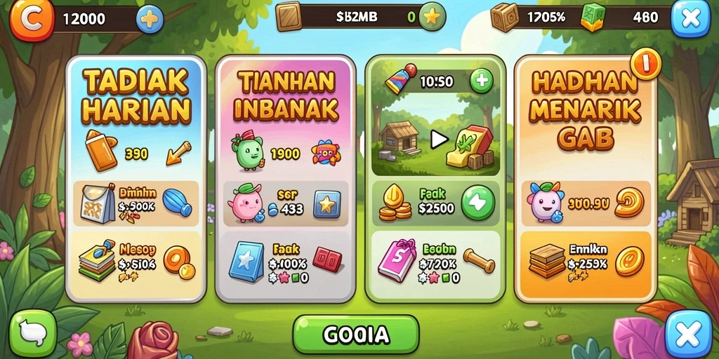 Tampilan awal yang menarik dan informatif.