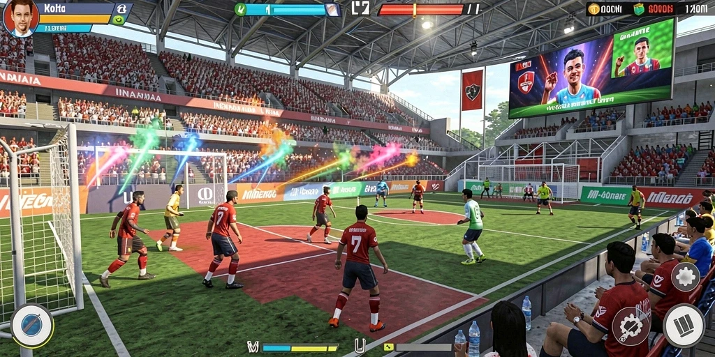Tampilan utama SUPER5 dengan antarmuka yang menarik.
