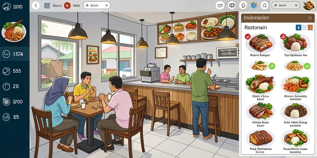 Screenshot menampilkan grafis memukau dalam game.
