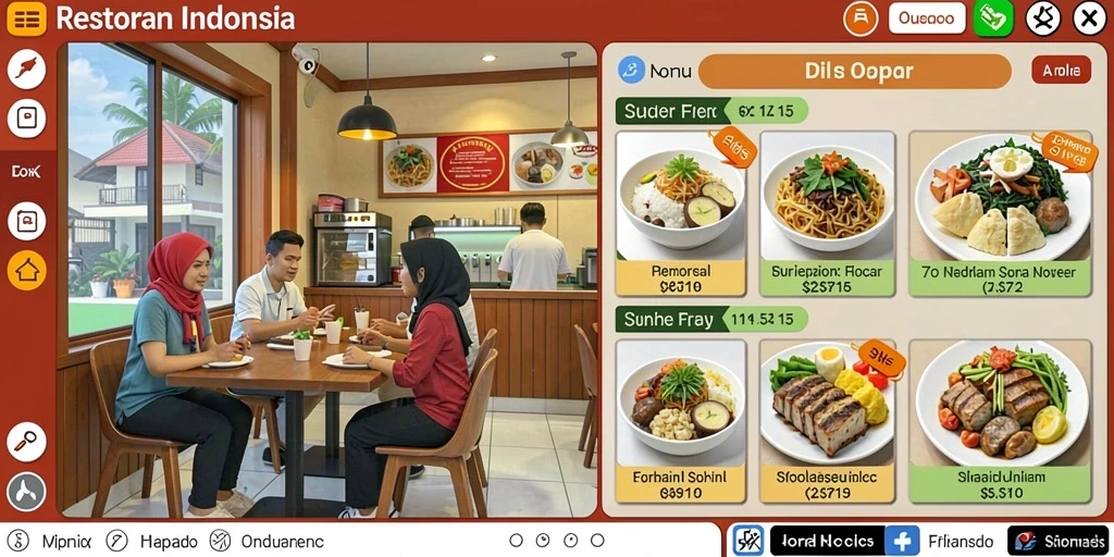Screenshot menampilkan karakter utama dalam aksi.